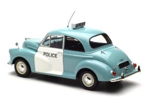 Morris Minor Polícia Modrý & Biely Minichamps 1:18 150137090 Kov – obrázok 7 z 8