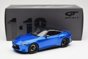 Nissan Fairlady Z Z35 Bayside Modrý GT Spirit 1:18 GT387 Živica – obrázok 6 z 6