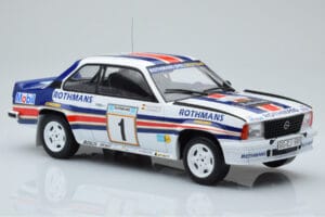 Opel Ascona 400 Rothmans #1 W. Rohrl / C. Geistdorfer Rally Acropolis 1982 IXO 1:18 18RMC097A Kov – obrázok 4 z 6