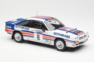 Opel Manta 400 Rothmans #8 J. McRae / I. Grindrod Lombard RAC Rally 1983 IXO 1:18 18RMC038A Kov – obrázok 4 z 6