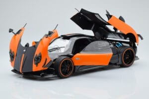 Pagani Zonda Cinque Oranžový St Tropez Almost Real 1:18 850603001 Kov – obrázok 8 z 8