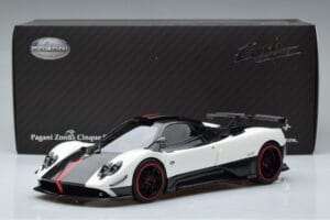 Pagani Zonda Cinque Biely Benny Almost Real 1:18 850601001 Kov – obrázok 12 z 12