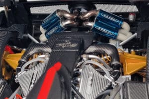 Pagani Zonda Cinque Biely Benny Almost Real 1:18 850601001 Kov – obrázok 9 z 12