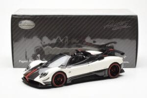Pagani Zonda Cinque Roadster Biely Benny Almost Real 1:18 850611001 Kov – obrázok 8 z 8