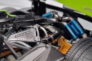 Pagani Zonda Cinque Zelený Firenze Almost Real 1:18 850602001 Kov – obrázok 11 z 15