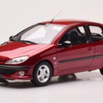Peugeot 206 S16 Červený Otto 1:18