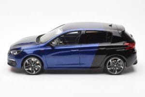 Peugeot 308 GTI Magnetic Modrý Čierny Otto 1:18 OT922 Živica – obrázok 3 z 6