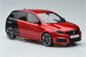 Peugeot 308 T9 GTI Červený Otto 1:18 OT368 Živica – obrázok 4 z 6