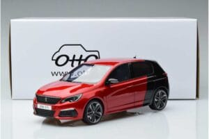 Peugeot 308 T9 GTI Červený Otto 1:18 OT368 Živica – obrázok 6 z 6