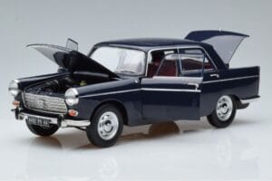 Peugeot 404 Modrý Norev 1:18 184836 Kov – obrázok 2 z 7