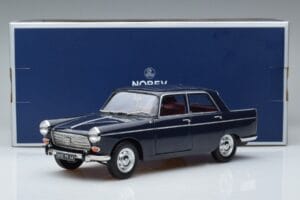 Peugeot 404 Modrý Norev 1:18 184836 Kov – obrázok 7 z 7