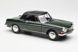 Peugeot 404 Kabriolet Antique Green Limitovaná Edícia Norev 1:18 184829 Kov – obrázok 6 z 8