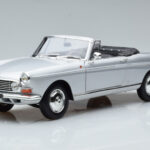 Peugeot 404 Kabriolet Strieborný Norev 1:18