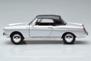 Peugeot 404 Kabriolet Strieborný Norev 1:18 184835 Kov – obrázok 4 z 8
