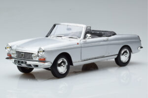 Peugeot 404 Kabriolet Strieborný Norev 1:18