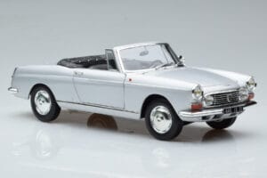 Peugeot 404 Kabriolet Strieborný Norev 1:18 184835 Kov – obrázok 6 z 8