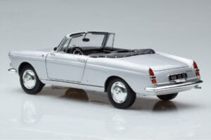 Peugeot 404 Kabriolet Strieborný Norev 1:18 184835 Kov – obrázok 7 z 8