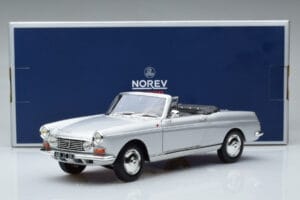 Peugeot 404 Kabriolet Strieborný Norev 1:18 184835 Kov – obrázok 8 z 8