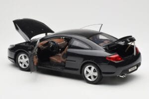 Peugeot 407 Coupé Čierny Norev 1:18 184752 Kov – obrázok 5 z 8