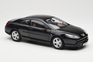 Peugeot 407 Coupé Čierny Norev 1:18 184752 Kov – obrázok 6 z 8