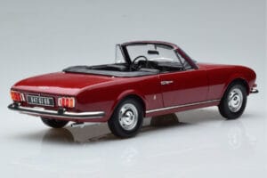 Peugeot 504 Kabriolet Červený Norev 1:18 184818 Kov – obrázok 3 z 8