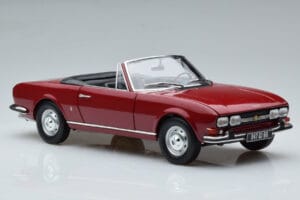 Peugeot 504 Kabriolet Červený Norev 1:18 184818 Kov – obrázok 6 z 8