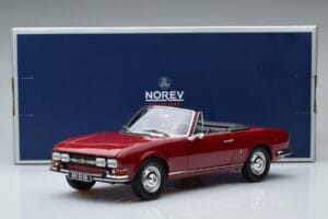 Peugeot 504 Kabriolet Červený Norev 1:18 184818 Kov – obrázok 8 z 8