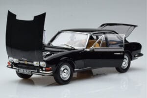 Peugeot 504 Coupe Čierny Norev 1:18 184816 Kov – obrázok 2 z 7