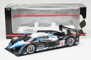 Peugeot 908 HDI FAP LMP1 #8 M. Lamy / S. Sarrazin / A. Wurz 5th Place 24 Hours of Le Mans 2008 Minichamps 1:18 150081208 Kov – obrázok 6 z 6