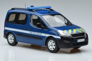 Peugeot Partner Gendarmerie Norev 1:18 184895 Kov – obrázok 4 z 6