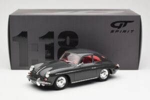Porsche 356B 2000 GS Carrera 2 Šedý GT Spirit 1:18 GT793 Živica – obrázok 6 z 6