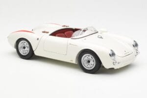 Porsche 550 Spyder Edícia 70 Rokov Biely Schuco 1:18 450033300 Kov – obrázok 6 z 8