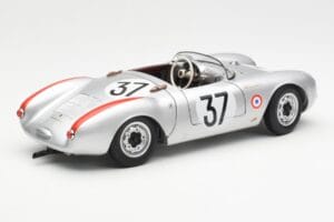 Porsche 550 RS Spyder #37 H. Polensky / R. von Frankenberg 24 Hours of Le Mans 1955 Schuco 1:18 450033400 Kov – obrázok 3 z 8