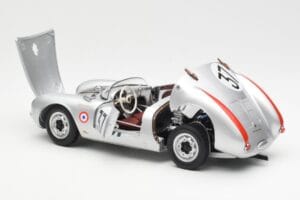 Porsche 550 RS Spyder #37 H. Polensky / R. von Frankenberg 24 Hours of Le Mans 1955 Schuco 1:18 450033400 Kov – obrázok 5 z 8