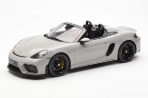 Porsche 718 Spyder Crayon Šedý GT Spirit 1:18 GT436