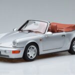 Porsche 911 964 Carrera 2 Kabriolet Strieborný Norev 1:18 187330 Kov