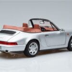 Porsche 911 964 Carrera 2 Kabriolet Strieborný Norev 1:18 187330 Kov - image 3 of 7