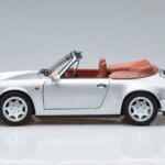 Porsche 911 964 Carrera 2 Kabriolet Strieborný Norev 1:18 187330 Kov - image 4 of 7