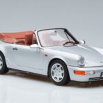 Porsche 911 964 Carrera 2 Kabriolet Strieborný Norev 1:18 187330 Kov - image 5 of 7