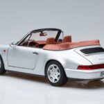 Porsche 911 964 Carrera 2 Kabriolet Strieborný Norev 1:18 187330 Kov - image 6 of 7