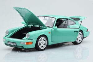Porsche 911 964 Carrera 2 Mint Zelený Norev 1:18 187327 Kov – obrázok 2 z 8