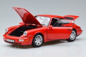 Porsche 911 964 Carrera 2 Červený Norev 1:18 187320 Kov – obrázok 2 z 7