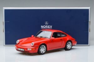 Porsche 911 964 Carrera 2 Červený Norev 1:18 187320 Kov – obrázok 7 z 7