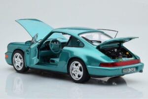 Porsche 911 964 Carrera 2 Wimbledon Zelený Norev 1:18 187329 Kov – obrázok 3 z 8