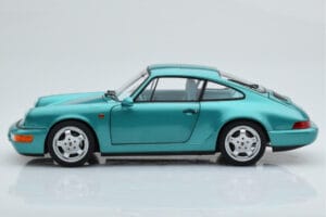 Porsche 911 964 Carrera 2 Wimbledon Zelený Norev 1:18 187329 Kov – obrázok 5 z 8