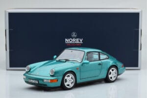 Porsche 911 964 Carrera 2 Wimbledon Zelený Norev 1:18 187329 Kov – obrázok 8 z 8