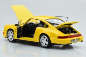 Porsche 911 964 Carrera 2 Žltý Norev 1:18 187328 Kov – obrázok 3 z 8
