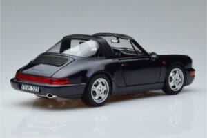 Porsche 911 964 Carrera 4 Targa Modrý Norev 1:18 187340 Kov – obrázok 3 z 8