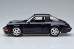 Porsche 911 964 Carrera 4 Targa Modrý Norev 1:18 187340 Kov – obrázok 4 z 8