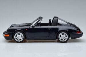 Porsche 911 964 Carrera 4 Targa Modrý Norev 1:18 187340 Kov – obrázok 5 z 8